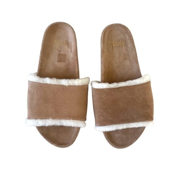 Beek suede shearling-lined Gallito slide - Picture 1 of 8